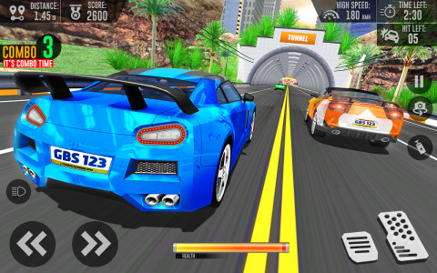 اسکرین شات برنامه Racing in Highway Car 3D Games 3