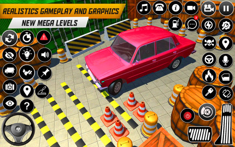 اسکرین شات 4 برنامه Prado Car Parking 3D Games