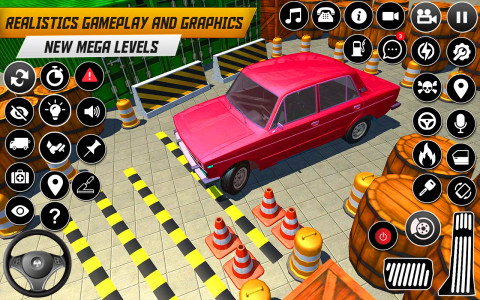 اسکرین شات 4 برنامه Prado Car Parking 3D Games