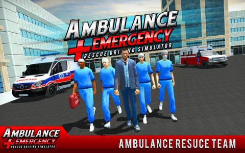 اسکرین شات برنامه 911 Ambulance City Rescue Game 4
