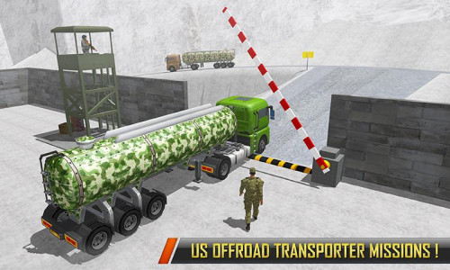 اسکرین شات بازی Military Oil Tanker Truck Game 2