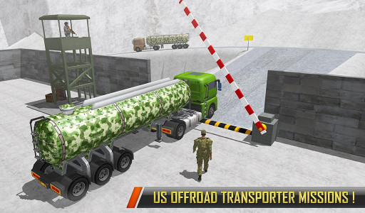 اسکرین شات بازی Military Fuel Transport Truck 8