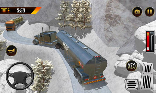اسکرین شات بازی Military Oil Tanker Truck Game 1