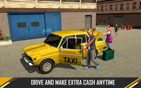 اسکرین شات بازی Crazy Yellow Taxi Driving 2020: Free Cab Simulator 4