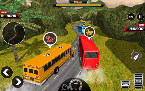اسکرین شات بازی Euro Bus Racing Hill Mountain 2
