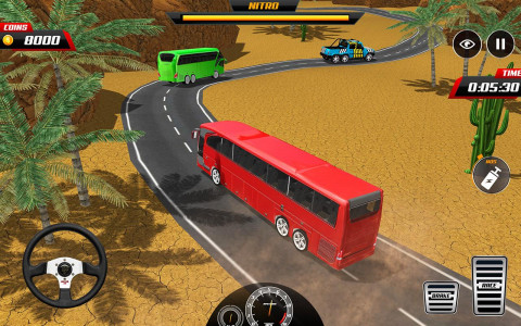 اسکرین شات بازی Euro Bus Racing Hill Mountain 6