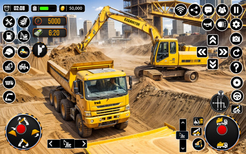 اسکرین شات بازی City Heavy Excavator Crane 3D 2