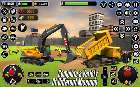 اسکرین شات بازی City Heavy Excavator Crane 3D 2