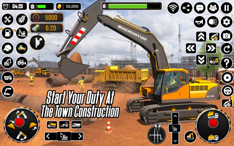 اسکرین شات بازی City Heavy Excavator Crane 3D 4