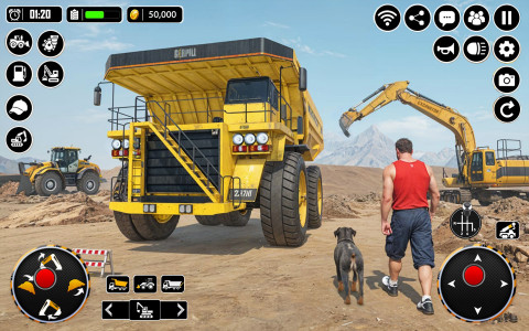 اسکرین شات 2 بازی City Heavy Excavator Crane 3D