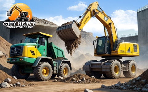 اسکرین شات بازی City Heavy Excavator Crane 3D 1