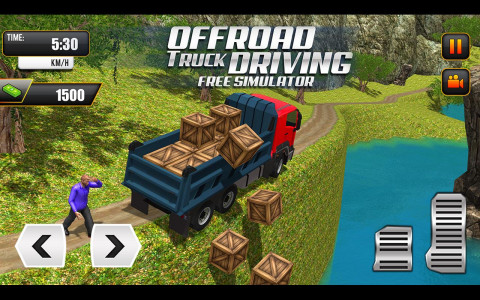 اسکرین شات برنامه Mountain Offroad Truck Driving 4