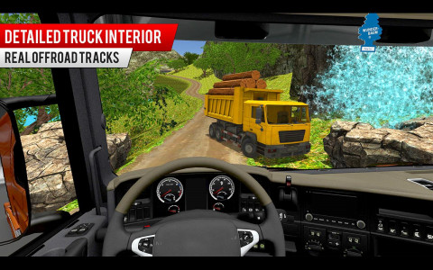 اسکرین شات برنامه Mountain Offroad Truck Driving 1