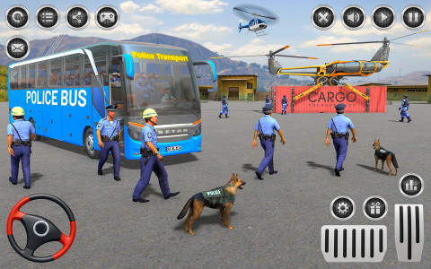 اسکرین شات بازی US Police Bus Simulator Game 7