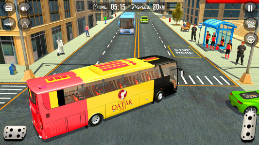اسکرین شات برنامه City Bus Simulator 3D Games 4