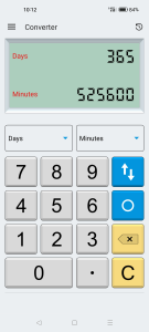 اسکرین شات برنامه Date & time calculator 6