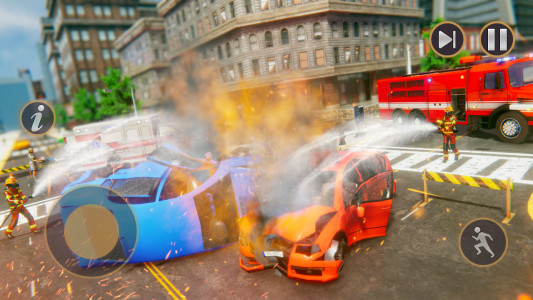 اسکرین شات بازی 911 Rescue Fire Truck Games 3D 7