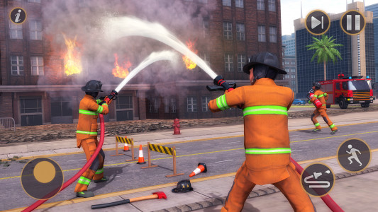 اسکرین شات بازی 911 Rescue Fire Truck Games 3D 8