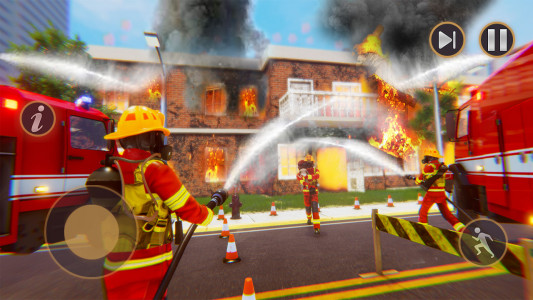 اسکرین شات بازی 911 Rescue Fire Truck Games 3D 2