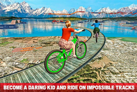 اسکرین شات بازی Impossible Tracks: kid Bicycle 1