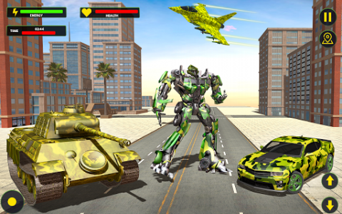 اسکرین شات بازی US Army Jet Robot Transforming Wars 7