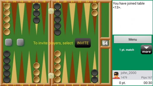 اسکرین شات بازی Backgammon Club 1
