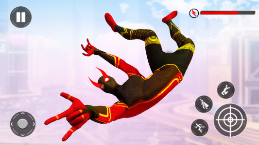 اسکرین شات برنامه Spider Rope Hero: Black Spider 8