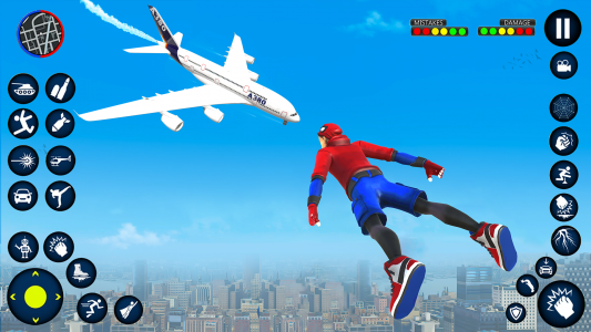 اسکرین شات 3 برنامه Flying Robot Hero Rescue Game