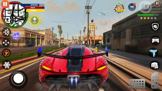 اسکرین شات 5 برنامه Flying Robot Hero Rescue Game