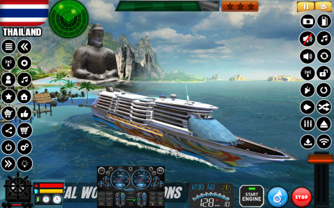 اسکرین شات برنامه Big Cruise Ship Simulator 3