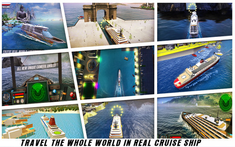 اسکرین شات برنامه Big Cruise Ship Simulator 1