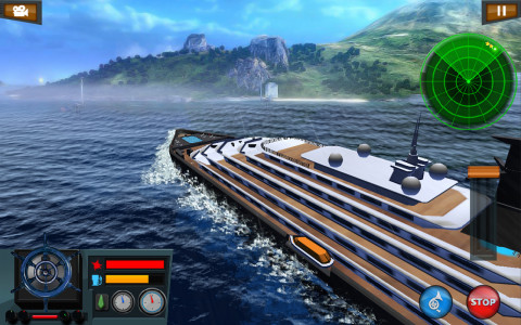 اسکرین شات برنامه Big Cruise Ship Simulator 5