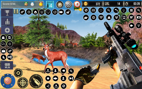 اسکرین شات برنامه Deer Hunting GunGames Shooting 3