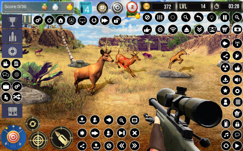 اسکرین شات برنامه Deer Hunting GunGames Shooting 2