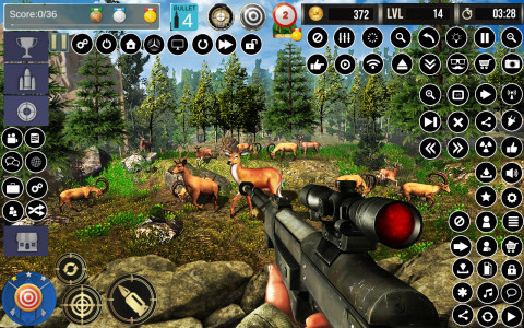 اسکرین شات برنامه Deer Hunting GunGames Shooting 4