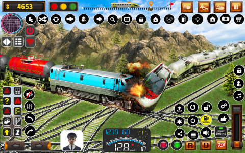 اسکرین شات برنامه City Train Driving Sim 5