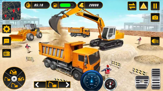 اسکرین شات بازی Sand Excavator Simulator 3D 3