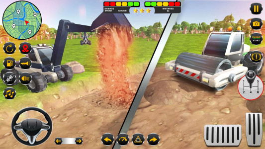اسکرین شات 1 برنامه Road Construction Excavator 3D
