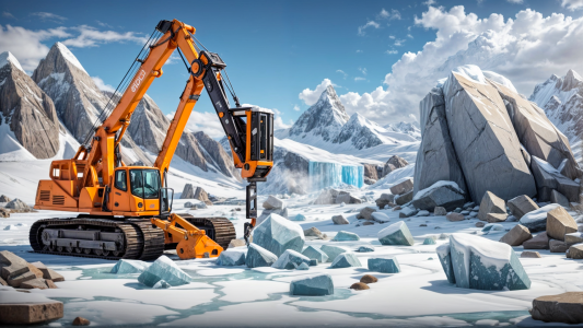 اسکرین شات برنامه Snow Excavator Truck Simulator 1