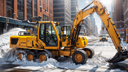 اسکرین شات برنامه Snow Excavator Truck Simulator 5