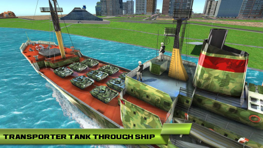 اسکرین شات برنامه Army Tank Transport Truck Game 2