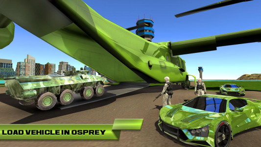 اسکرین شات برنامه Army Tank Transport Truck Game 1