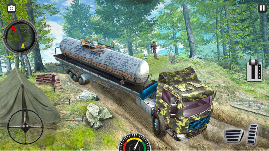 اسکرین شات بازی Army Passenger Jeep Driving 3D 5