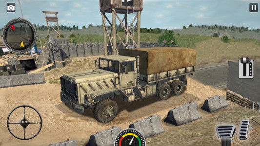 اسکرین شات بازی Army Passenger Jeep Driving 3D 3