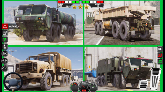 اسکرین شات 3 بازی Army Truck Driving Truck 3D