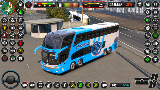 اسکرین شات 1 بازی US Bus Driving Game Bus Sim