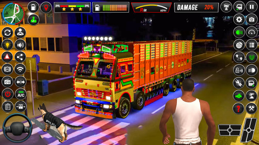 اسکرین شات بازی Indian Truck Game Truck Sim 4