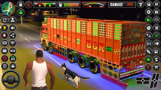 اسکرین شات 2 بازی Indian Truck Game Truck Sim