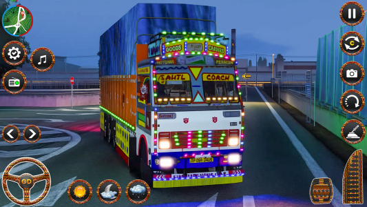اسکرین شات 5 بازی Indian Truck Game Truck Sim