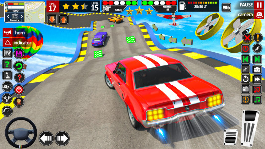 اسکرین شات 3 بازی Mega Ramp Stunt Car Game 3D